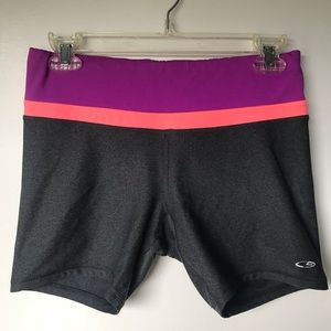 Spandex workout shorts